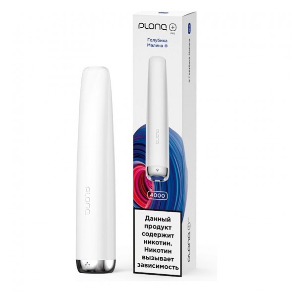 PLONQ PLUS PRO - Голубика Малина (Blueberry Raspberry, 4000 затяжек) купить в Ростове-на-Дону