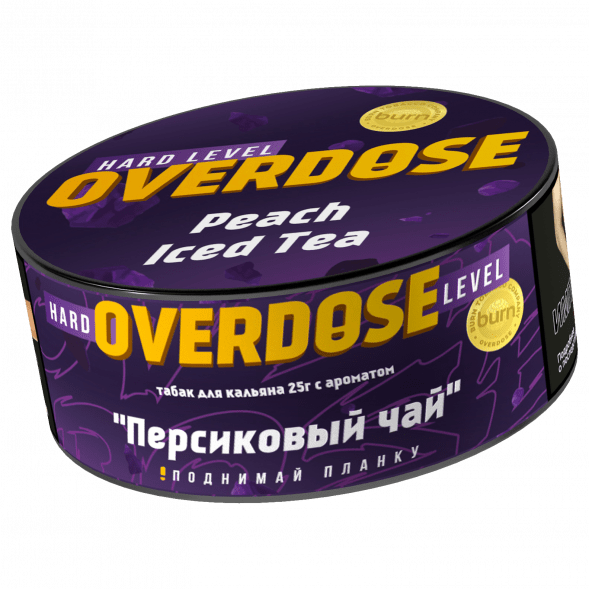 Табак Overdose - Peach Iced Tea (Холодный Персиковый Чай, 25 грамм) купить в Ростове-на-Дону