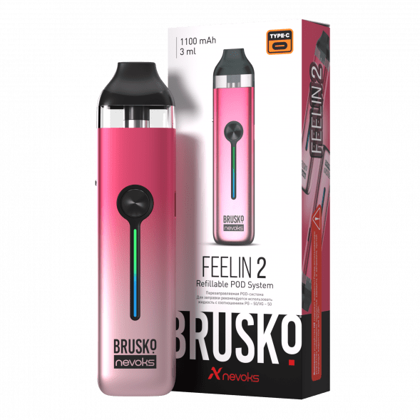 Электронная сигарета Brusko - Feelin 2 (Розовый Пунш) купить в Ростове-на-Дону