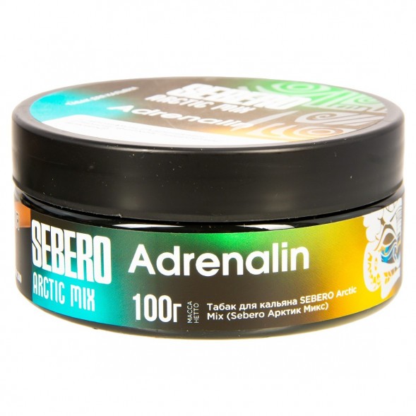 Табак Sebero Arctic Mix - Adrenalin (Адреналин, 100 грамм) купить в Ростове-на-Дону