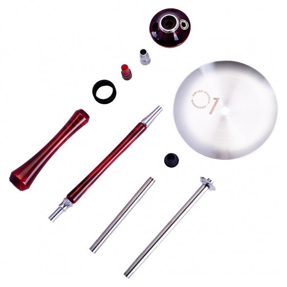 Кальян UNION - Sleek Акрил Full (Красный, Без Колбы) купить в Ростове-на-Дону