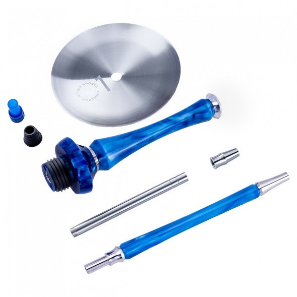 Кальян UNION - Sleek Акрил Full (Голубой, Без Колбы) купить в Ростове-на-Дону