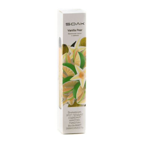 SOAK X - Vanilla Pear (Ванильная Груша с Лаймом, 2200 затяжек) купить в Ростове-на-Дону