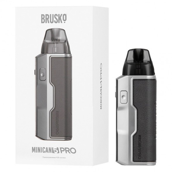 Электронная сигарета Brusko - Minican 5 PRO (Серый Металлик) купить в Ростове-на-Дону