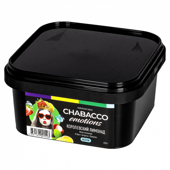 Смесь Chabacco Emotions MEDIUM - Royal Lemonade (Королевский Лимонад, 200 грамм) купить в Ростове-на-Дону