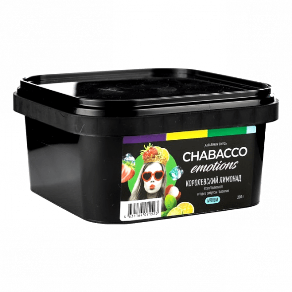 Смесь Chabacco Emotions MEDIUM - Royal Lemonade (Королевский Лимонад, 200 грамм) купить в Ростове-на-Дону