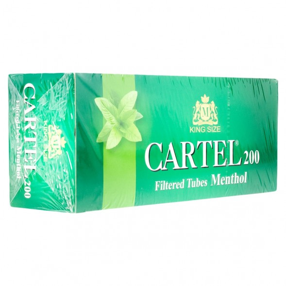 Гильзы сигаретные Cartel - Menthol 84x20 мм (200 штук) купить в Ростове-на-Дону