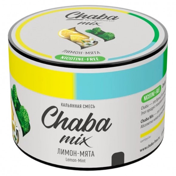 Смесь Chaba Mix - Lemon-Mint (Лимон и Мята, 40 грамм) купить в Ростове-на-Дону