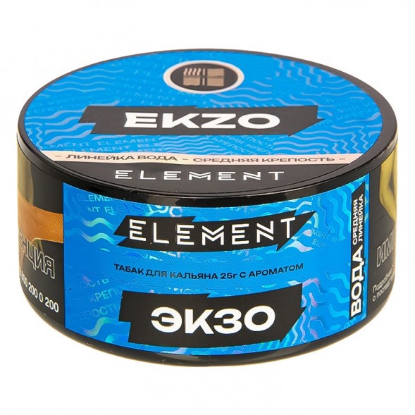 Табак Element Вода - Ekzo NEW (Экзо, 25 грамм) купить в Ростове-на-Дону
