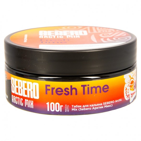 Табак Sebero Arctic Mix - Fresh Time (Фреш Тайм, 100 грамм) купить в Ростове-на-Дону
