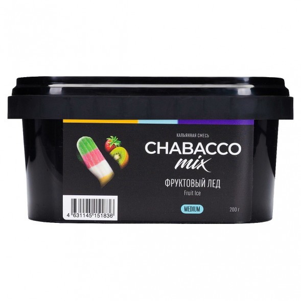 Смесь Chabacco MIX MEDIUM - Fruit Ice (Фруктовый Лёд, 200 грамм) купить в Ростове-на-Дону