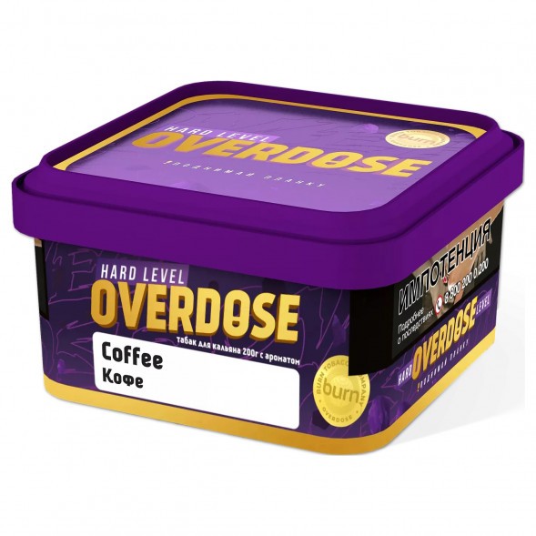 Табак Overdose - Coffee (Кофе, 200 грамм) купить в Ростове-на-Дону