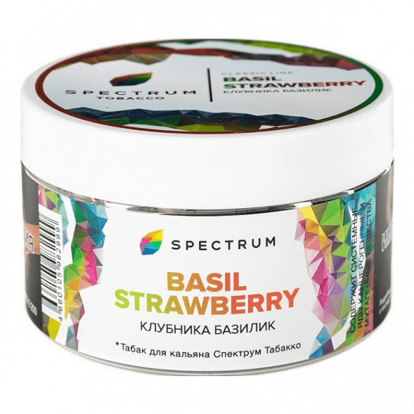 Табак Spectrum - Basil Strawberry (Клубника Базилик, 200 грамм) купить в Ростове-на-Дону