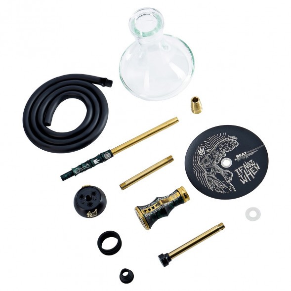 Кальян Alpha Hookah - Beat Vandal Green (Прозрачная Колба) купить в Ростове-на-Дону