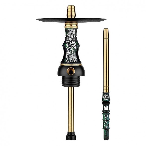 Кальян Alpha Hookah - Beat Vandal Green (Прозрачная Колба) купить в Ростове-на-Дону