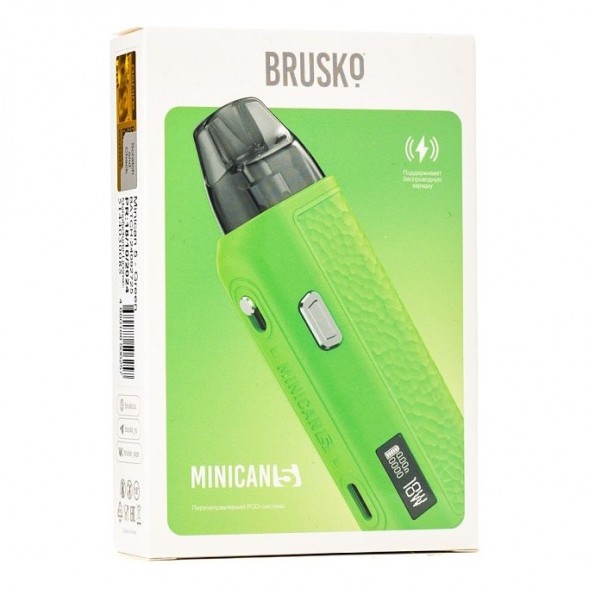 Электронная сигарета Brusko - Minican 5 (Зелёный) купить в Ростове-на-Дону