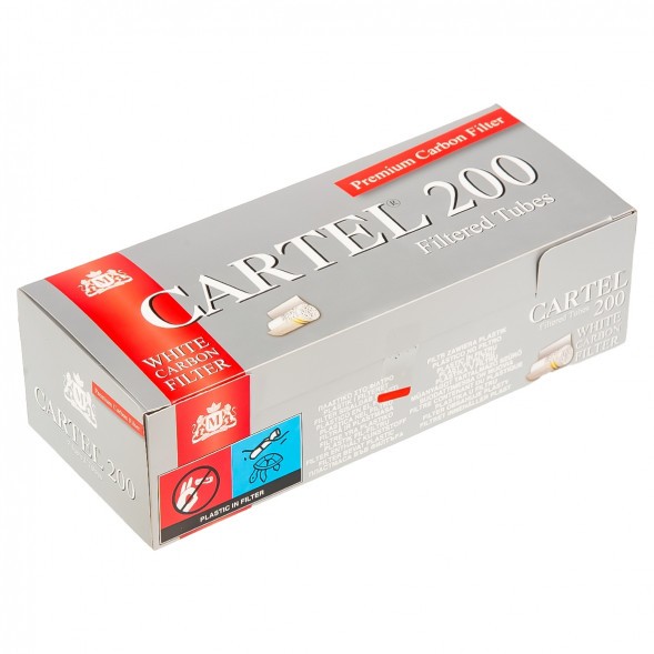 Гильзы сигаретные Cartel - White Carbon 84x20 мм (200 штук) купить в Ростове-на-Дону