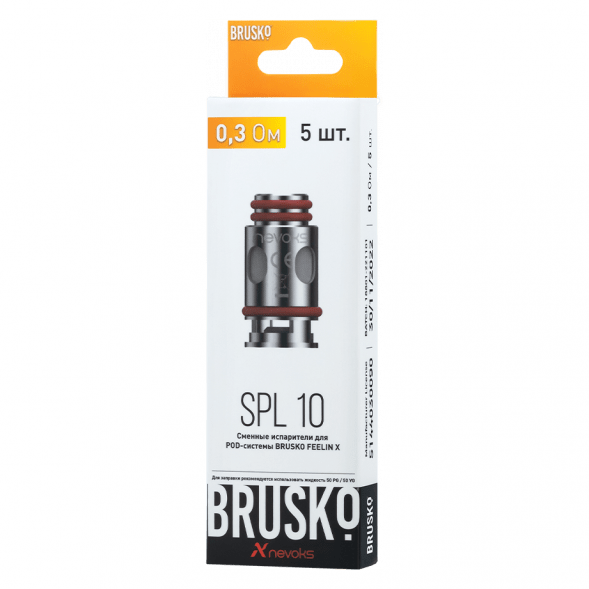 Испарители для Brusko Feelin (SPL-10, 0.3 Ом, 5 шт.) купить в Ростове-на-Дону