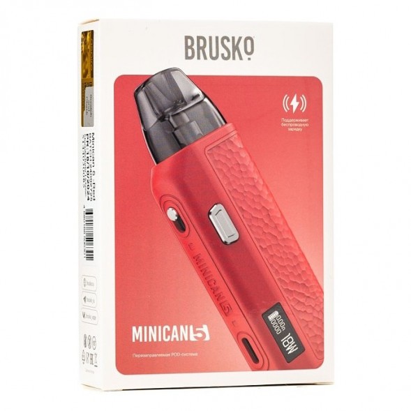 Электронная сигарета Brusko - Minican 5 (Красный) купить в Ростове-на-Дону