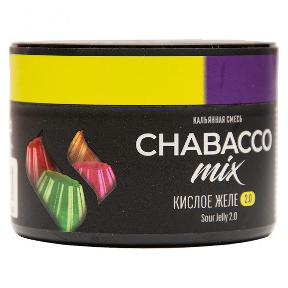 Смесь Chabacco MIX MEDIUM - Sour Jelly 2.0 (Кислое Желе 2.0, 40 грамм) купить в Ростове-на-Дону