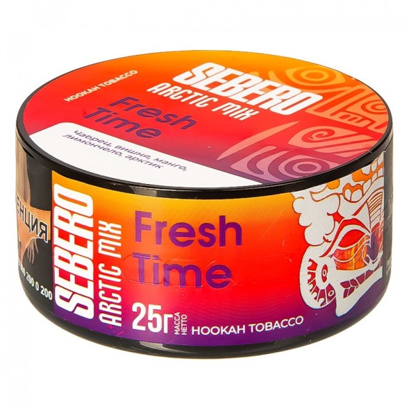 Табак Sebero Arctic Mix - Fresh Time (Фреш Тайм, 25 грамм) купить в Ростове-на-Дону