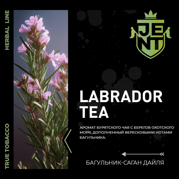 Табак Jent - Labrador Tea (Багульник и Саган Дайля, 25 грамм) купить в Ростове-на-Дону