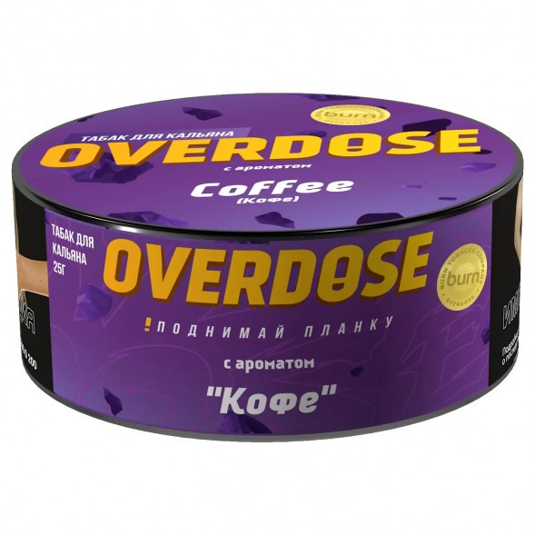 Табак Overdose - Coffee (Кофе, 25 грамм) купить в Ростове-на-Дону