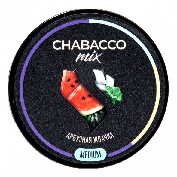 Смесь Chabacco MIX MEDIUM - Watermelon Gum (Арбузная Жвачка, 200 грамм) купить в Ростове-на-Дону