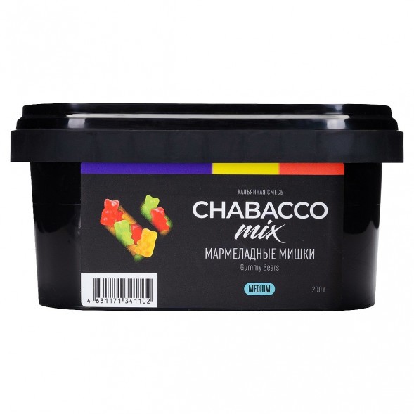 Смесь Chabacco MIX MEDIUM - Gummy Bears (Мармеладные Мишки, 200 грамм) купить в Ростове-на-Дону