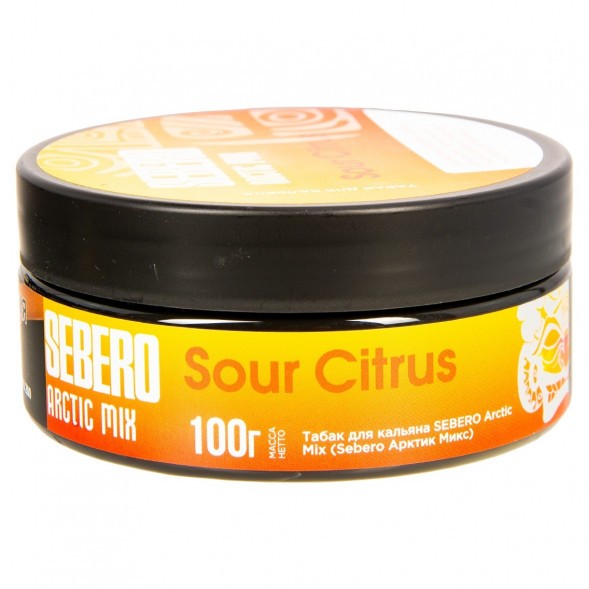 Табак Sebero Arctic Mix - Sour Citrus (Кислые Цитрусы, 100 грамм) купить в Ростове-на-Дону