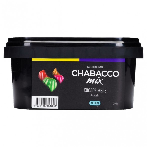 Смесь Chabacco MIX MEDIUM - Sour Jelly (Кислое Желе, 200 грамм) купить в Ростове-на-Дону