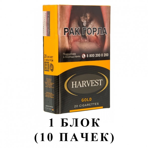 Сигареты Harvest - Gold King Size (блок 10 пачек) купить в Ростове-на-Дону