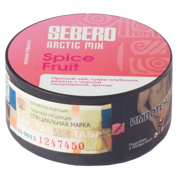 Табак Sebero Arctic Mix - Spice Fruit (Спайс Фрут, 25 грамм) купить в Ростове-на-Дону