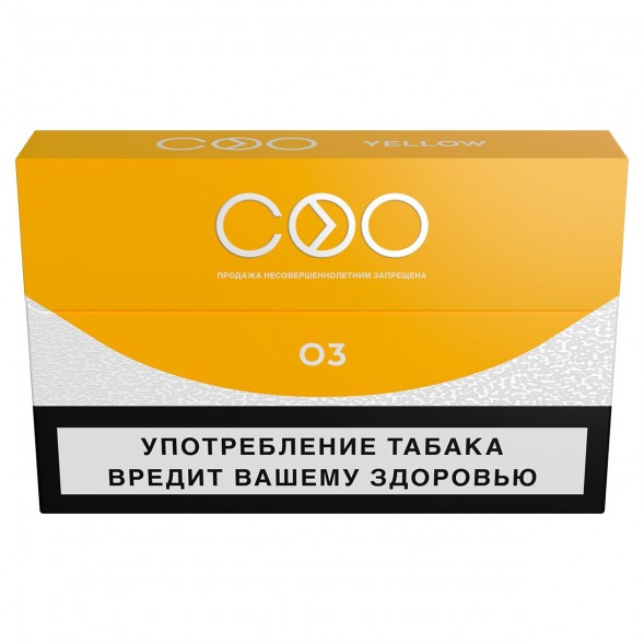 Стики COO - YELLOW (Светлый Табак, 10 пачек) купить в Ростове-на-Дону