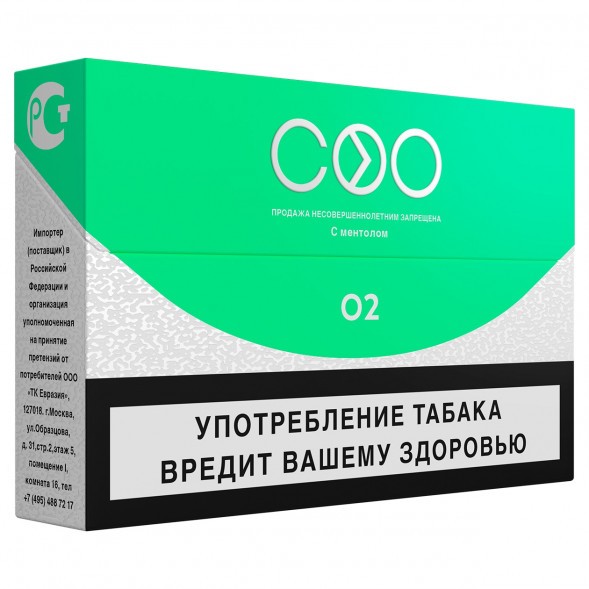 Стики COO - GREEN (Ментол, 10 пачек) купить в Ростове-на-Дону