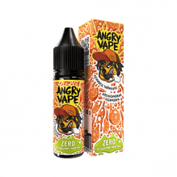Жидкость Angry Vape Zero - Ленивец Таймлапс (Апельсиновая Газировка, 30 мл, без никотина)