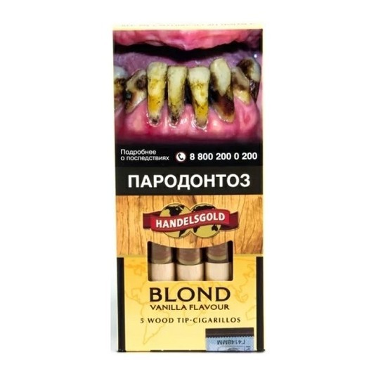 Сигариллы Handelsgold Wood Tip-Cigarillos - Vanilla Blond (5 штук) купить в Ростове-на-Дону