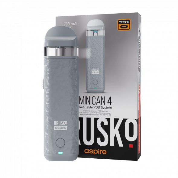 Электронная сигарета Brusko - Minican 4 (Серый) купить в Ростове-на-Дону