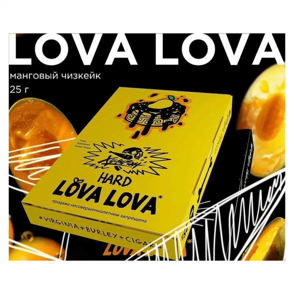 Табак Хулиган Hard - LOVA LOVA (Манговый Чизкейк, 25 грамм) купить в Ростове-на-Дону
