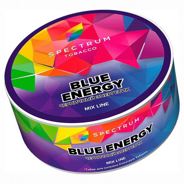 Табак Spectrum Mix Line - Blue Energy (Черничный Энергетик, 25 грамм) купить в Ростове-на-Дону