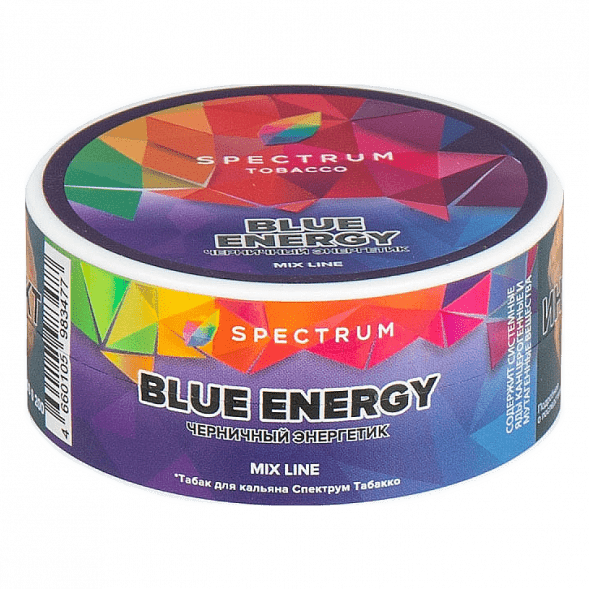 Табак Spectrum Mix Line - Blue Energy (Черничный Энергетик, 25 грамм) купить в Ростове-на-Дону