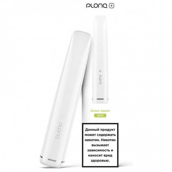 PLONQ PLUS - Зелёное Яблоко (1500 затяжек) купить в Ростове-на-Дону