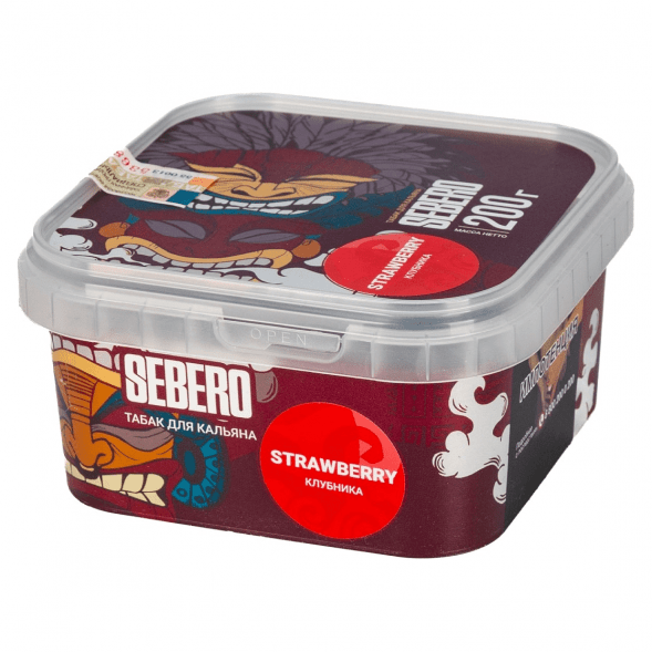 Табак Sebero - Strawberry (Клубника, 200 грамм) купить в Ростове-на-Дону