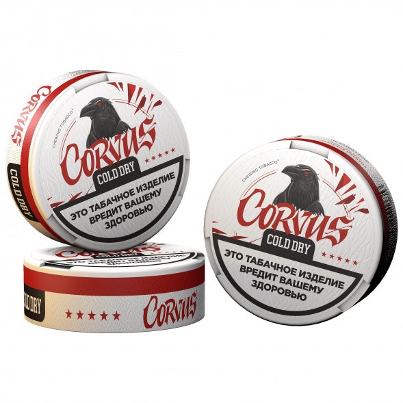 Табак жевательный CORVUS - Cold Dry STRONG (13 грамм) купить в Ростове-на-Дону