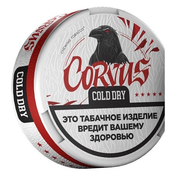 Табак жевательный CORVUS - Cold Dry STRONG (13 грамм) купить в Ростове-на-Дону