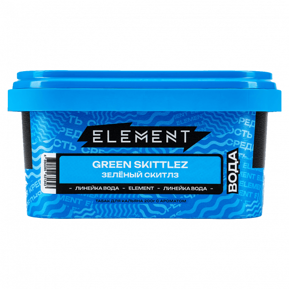Табак Element Вода - Green Skittlez (Зелёный Скитлз, 200 грамм) купить в Ростове-на-Дону
