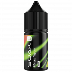 Жидкость SOAK L30 - Apple Peach Bonbon (Яблоко Персик, 30 мл, 2 мг)