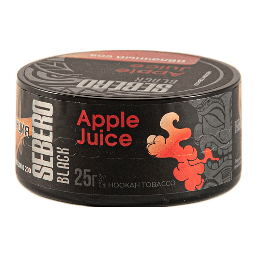 Табак Sebero Black - Apple Juice (Яблочный Сок, 25 грамм) купить в Ростове-на-Дону