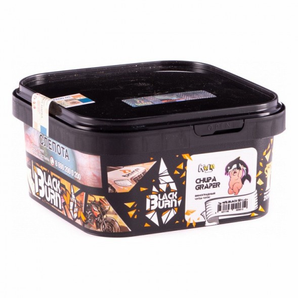 Табак BlackBurn - Chupa Graper (Виноградный Чупа-Чупс, 200 грамм) купить в Ростове-на-Дону