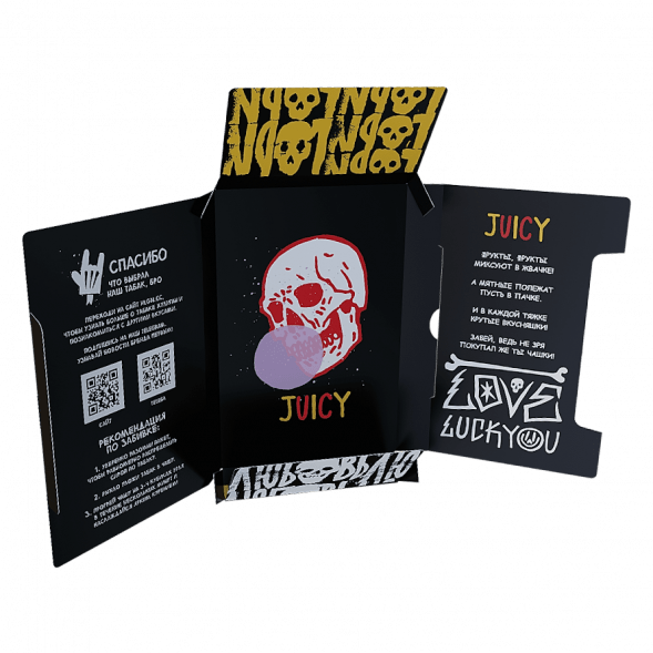 Табак Хулиган - Juicy (Фруктовая Жвачка, 25 грамм) купить в Ростове-на-Дону